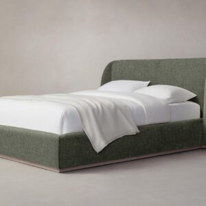 The Smith Bed - Heritage Belgian Linen Thyme