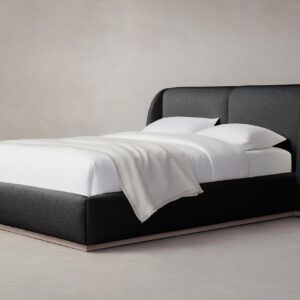 The Smith Bed - Italian Bouclé Storm