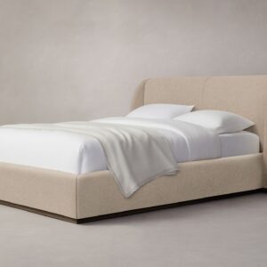 The Smith Bed - Italian Brushed Wool Fox