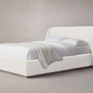 The Smith Bed - Italian Brushed Wool Vanilla