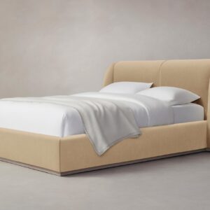 The Smith Bed - Mohair Almond