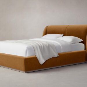 The Smith Bed - Mohair Brown Sugar