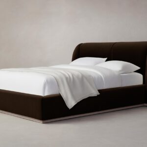 The Smith Bed - Mohair Chocolate