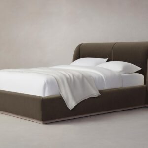 The Smith Bed - Mohair Mink