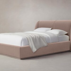 The Smith Bed - Mohair Peony