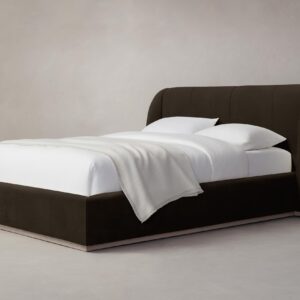 The Smith Bed - Nubuck Leather Espresso