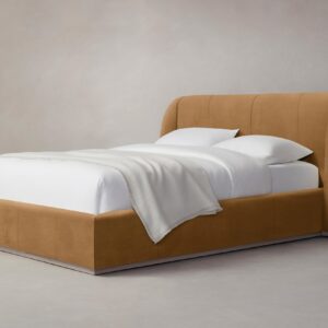 The Smith Bed - Nubuck Leather Saddle