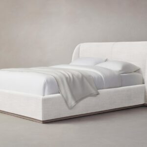 The Smith Bed - Performance Textured Tweed Snow