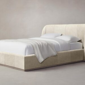 The Smith Bed - Tuscan Leather Bisque
