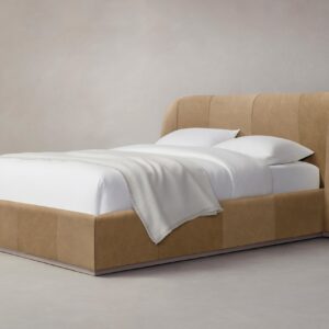 The Smith Bed - Tuscan Leather Camel