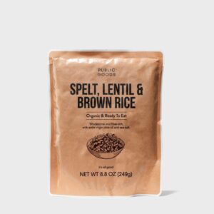 Organic Spelt, Lentil & Brown Rice