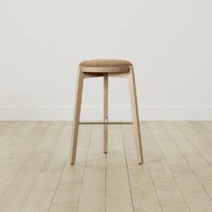 The Stanton Bar & Counter Stool - Heritage Belgian Linen Chai