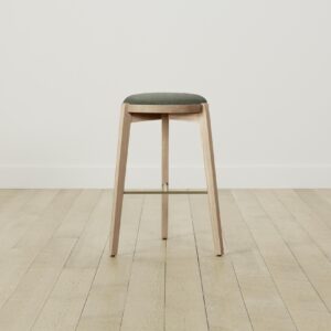The Stanton Bar & Counter Stool - Heritage Belgian Linen Thyme