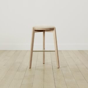 The Stanton Bar & Counter Stool - Italian Bouclé White