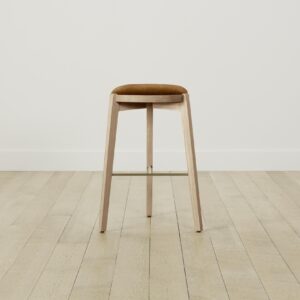The Stanton Bar & Counter Stool - Mohair Brown Sugar