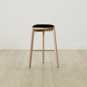 The Stanton Bar & Counter Stool - Mohair Chocolate