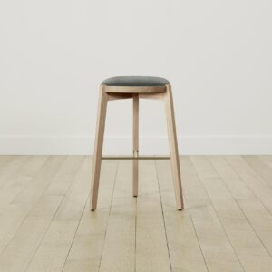 The Stanton Bar & Counter Stool - Mohair Fog