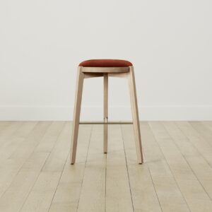 The Stanton Bar & Counter Stool - Mohair Spice