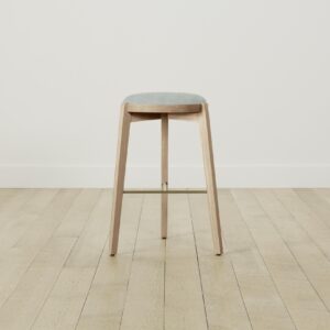 The Stanton Bar & Counter Stool - Performance Mélange Weave Seaglass