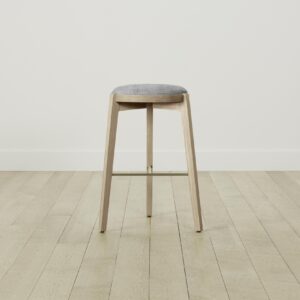 The Stanton Bar & Counter Stool - Performance Textured Tweed Alpine