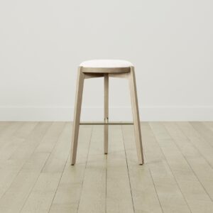 The Stanton Bar & Counter Stool - Performance Textured Tweed Snow
