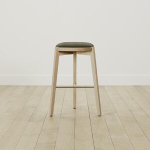 The Stanton Bar & Counter Stool - Performance Velvet Olive