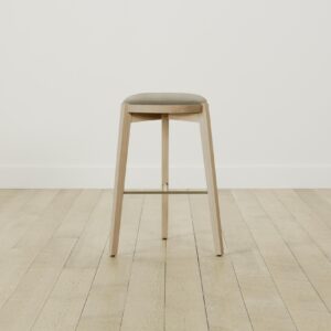 The Stanton Bar & Counter Stool - Performance Velvet Taupe