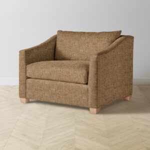 The Sullivan Chair-and-a-Half - Heritage Belgian Linen Chai