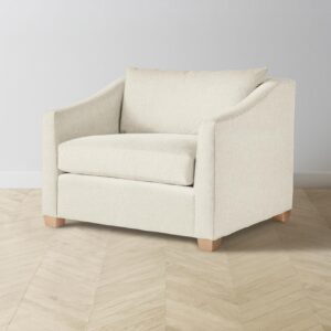 The Sullivan Chair-and-a-Half - Italian Bouclé White