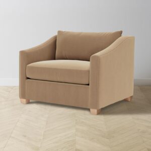 The Sullivan Chair-and-a-Half - Mohair Almond
