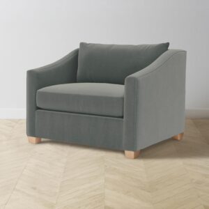 The Sullivan Chair-and-a-Half - Mohair Fog