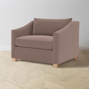 The Sullivan Chair-and-a-Half - Mohair Peony