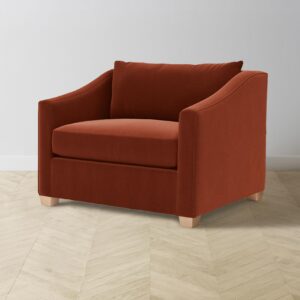 The Sullivan Chair-and-a-Half - Mohair Spice