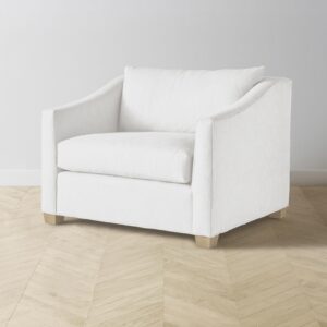 The Sullivan Chair-and-a-Half - Performance Bouclé Polar