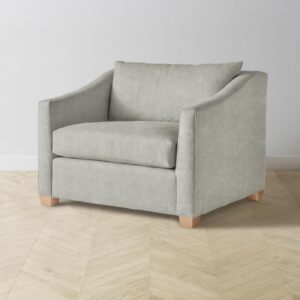 The Sullivan Chair-and-a-Half - Performance Mélange Weave Flint