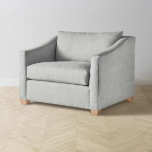 The Sullivan Chair-and-a-Half - Performance Textured Tweed Dove