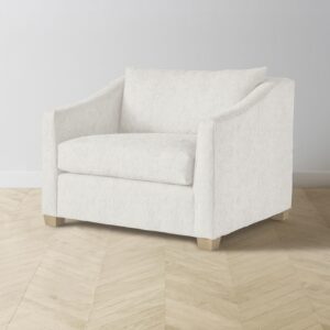 The Sullivan Chair-and-a-Half - Performance Tweed Salt