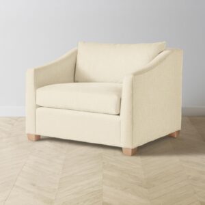 The Sullivan Chair-and-a-Half - Performance Woven Chenille Desert