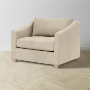 The Sullivan Chair-and-a-Half - Tuscan Leather Bisque