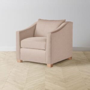 The Sullivan Chair - Heritage Belgian Linen Petal