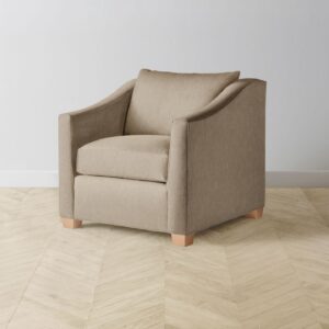 The Sullivan Chair - Italian Brushed Wool Fox