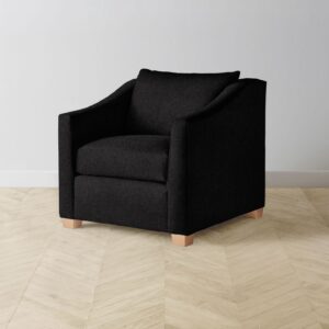 The Sullivan Chair - Italian Brushed Wool Pepper