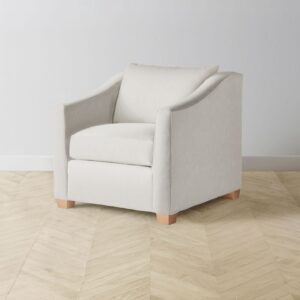The Sullivan Chair - Italian Brushed Wool Vanilla