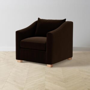 The Sullivan Chair - Mohair Chocolate