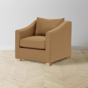 The Sullivan Chair - Pebbled Leather Latte