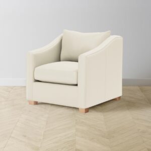 The Sullivan Chair - Pebbled Leather Swan