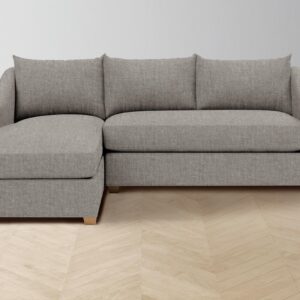 The Sullivan Sectional - Heritage Belgian Linen Agate