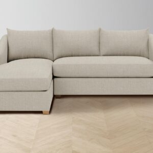 The Sullivan Sectional - Heritage Belgian Linen Alder