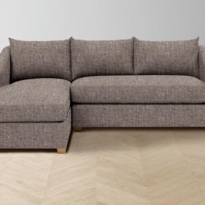The Sullivan Sectional - Heritage Belgian Linen Carob