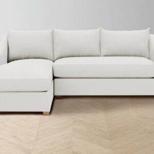 The Sullivan Sectional - Heritage Belgian Linen Egret